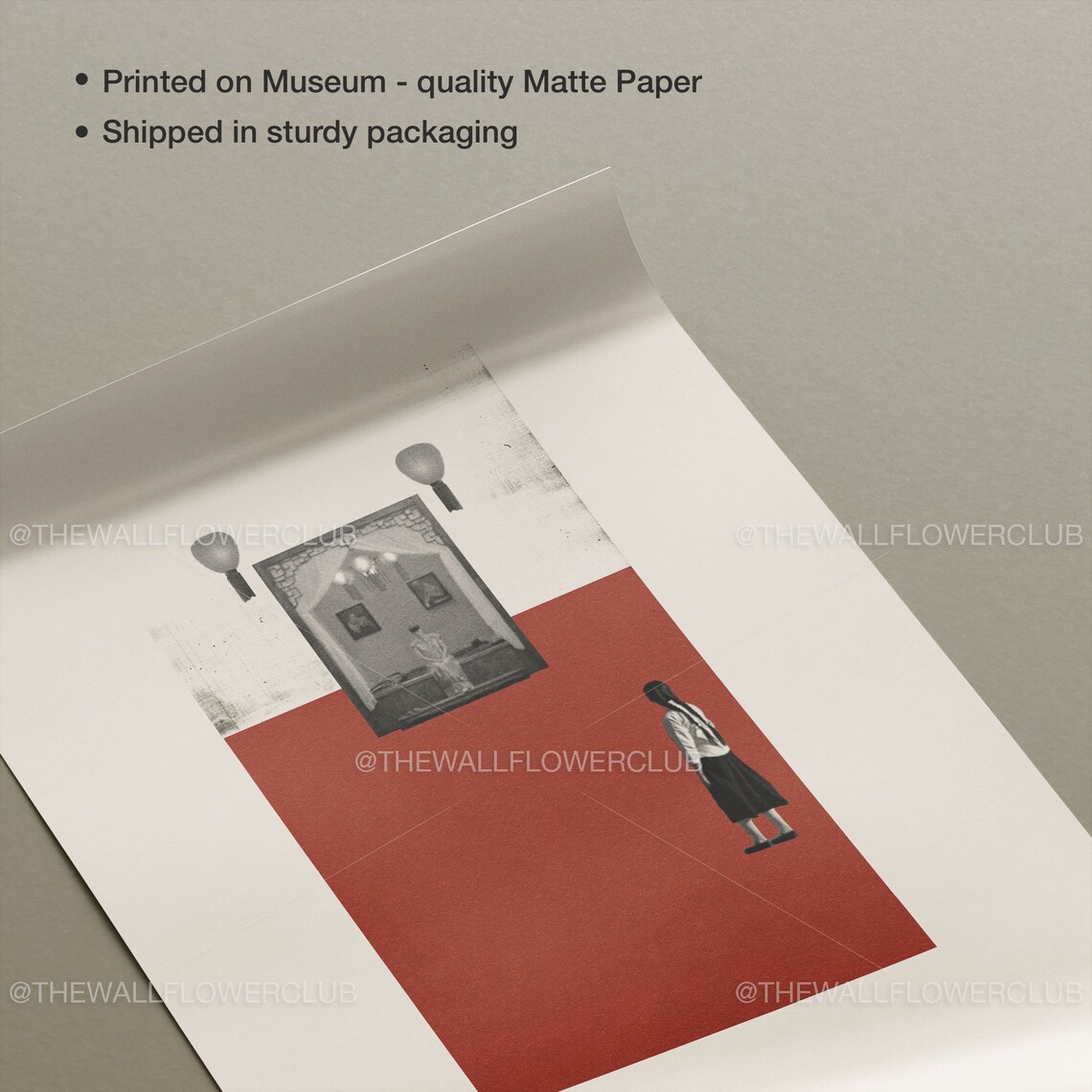 Raise The Red Lantern, Mid-Century Modern Art Print - Image 3
