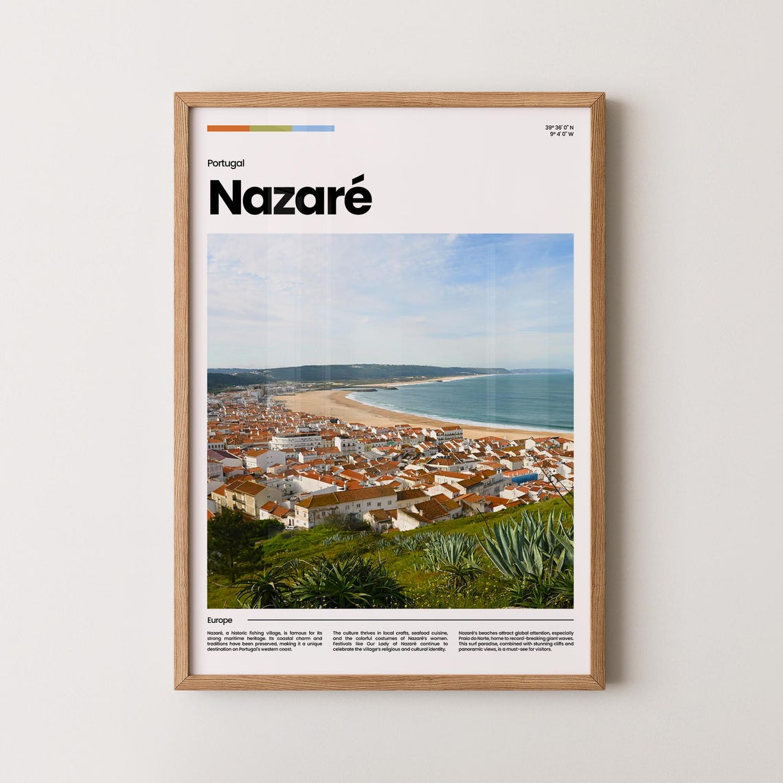 Nazar Poster Nazar Print Nazar Photo Nazar Art Portugal Poster Portugal Print Travel Poster Gift