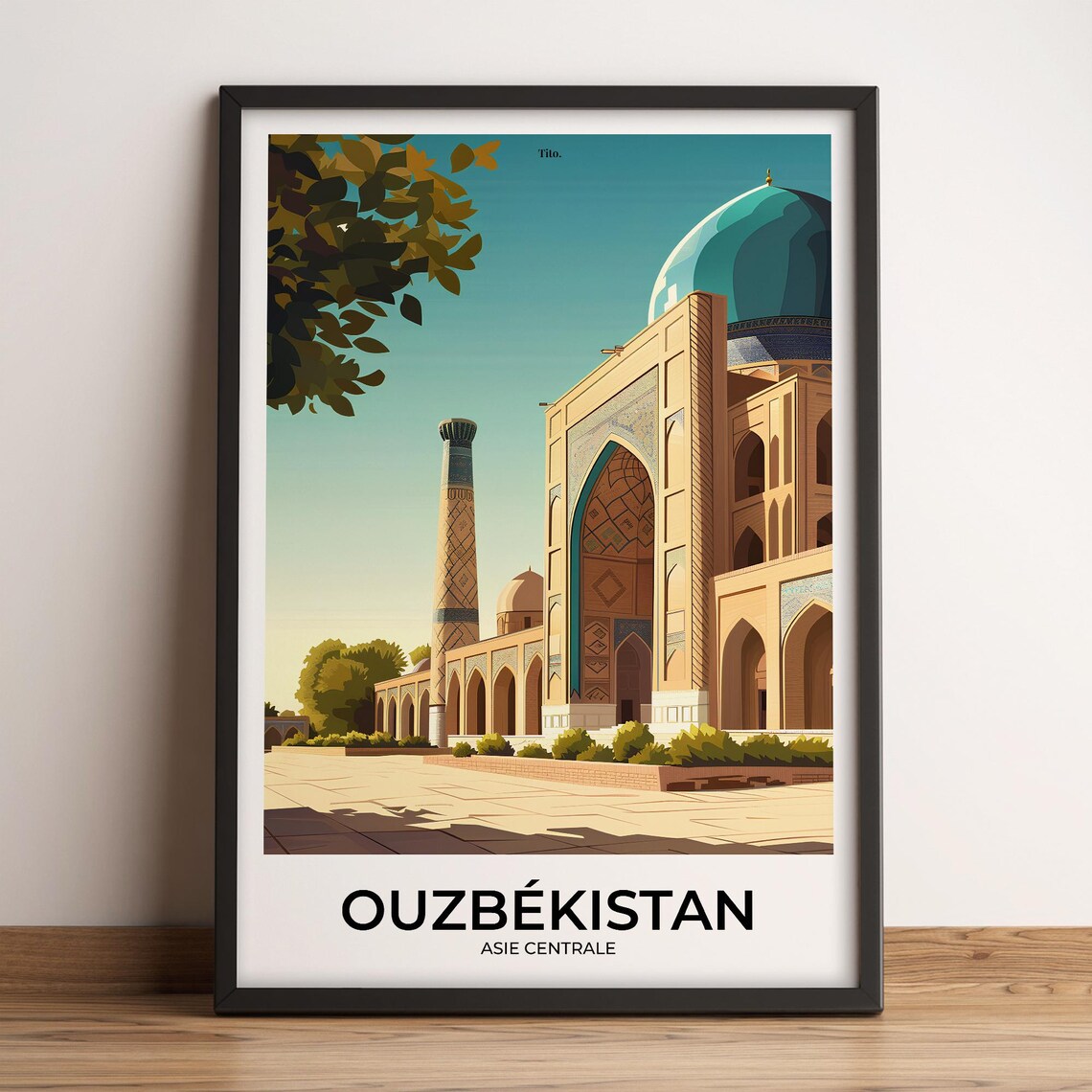 Uzbekistan Poster Uzbekistan Travel Poster Uzbekistan Art Print Uzbekistan Poster Uzbekistan Customizable Gift