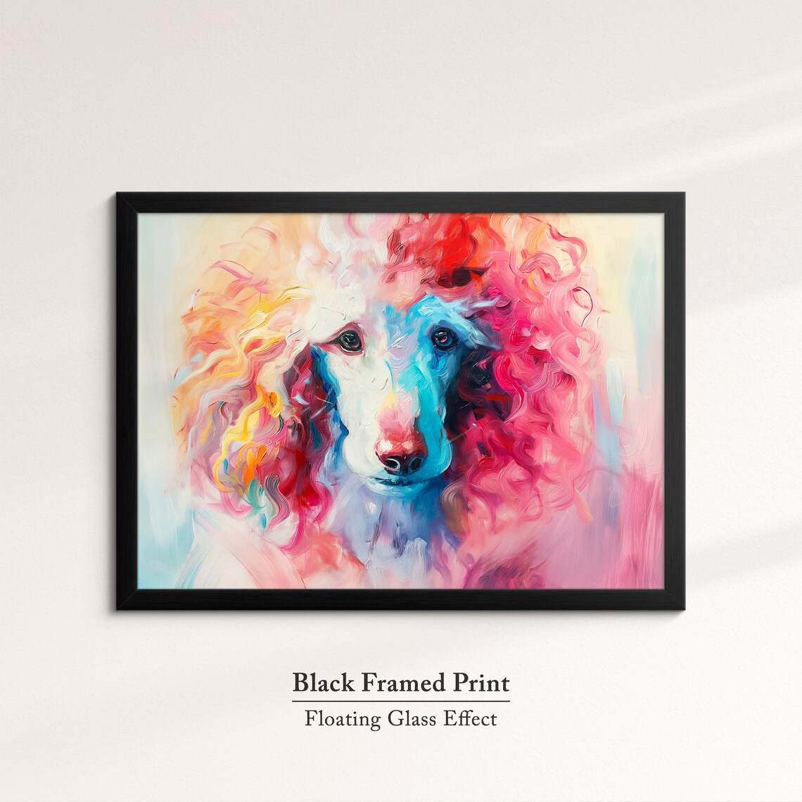 Poodle Abstract Oil Painting Art Print, Luxury Dog Decor - Image 8