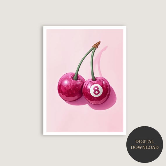 Pink 8ball Cherries