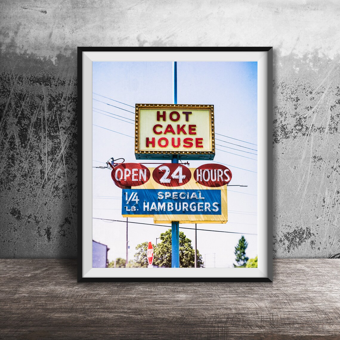 Hot Cake House Photography Print, Breakfast Spot