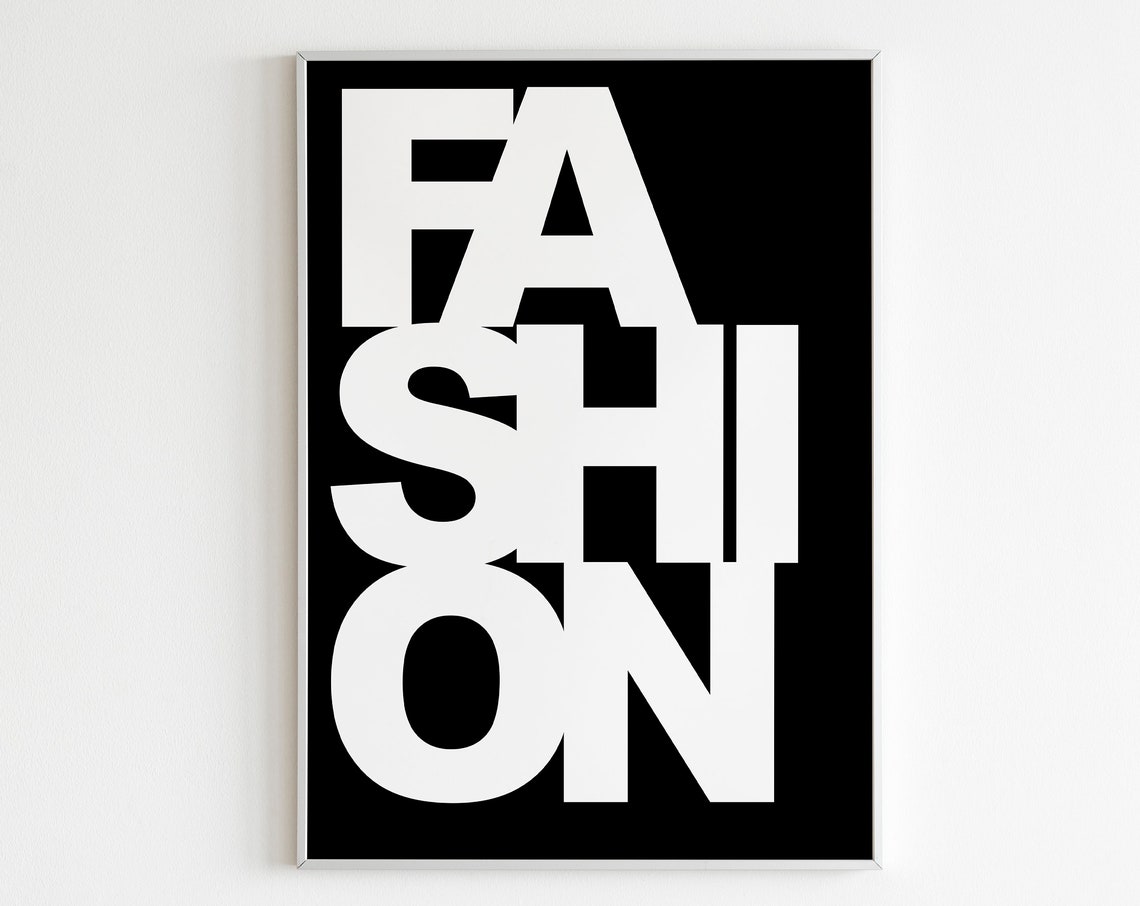 Fashion Print Fashion Book Cover Print Wall Art Scandinavian Poster Home Decor Scandi Art Living Room Wall Art Affiche Scandinave