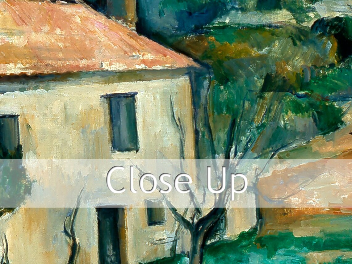 Paul Cezanne House In Provence 1886 Fine Art Glice Sku 0233 - Image 2