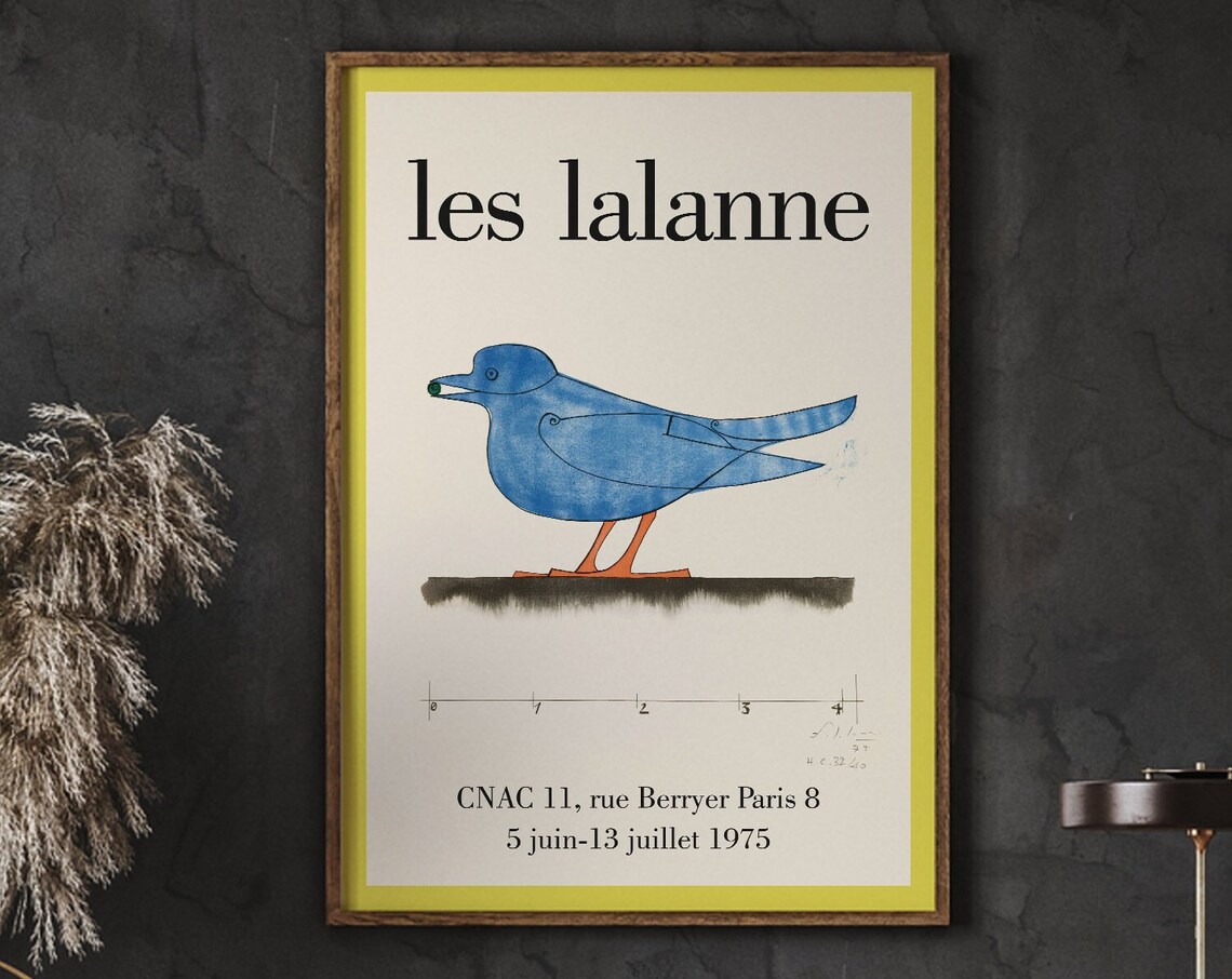 Les Lalanne Exhibition Poster, Paris Vintage Poster