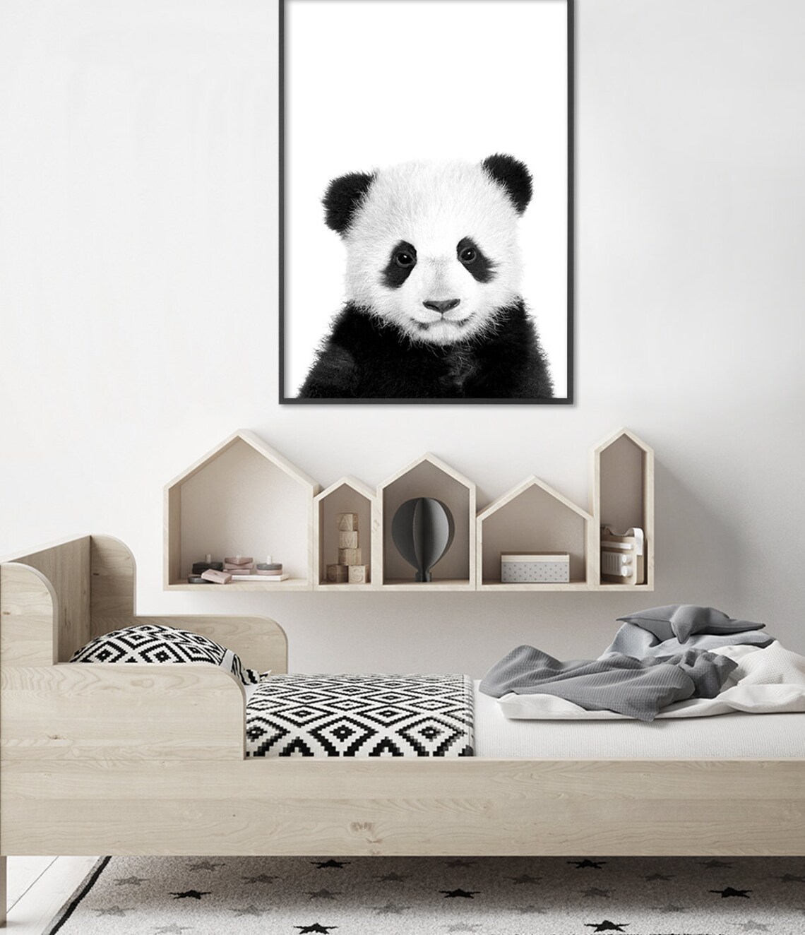 Baby Panda Art Print, Kids Room Nursery Decor - Image 2