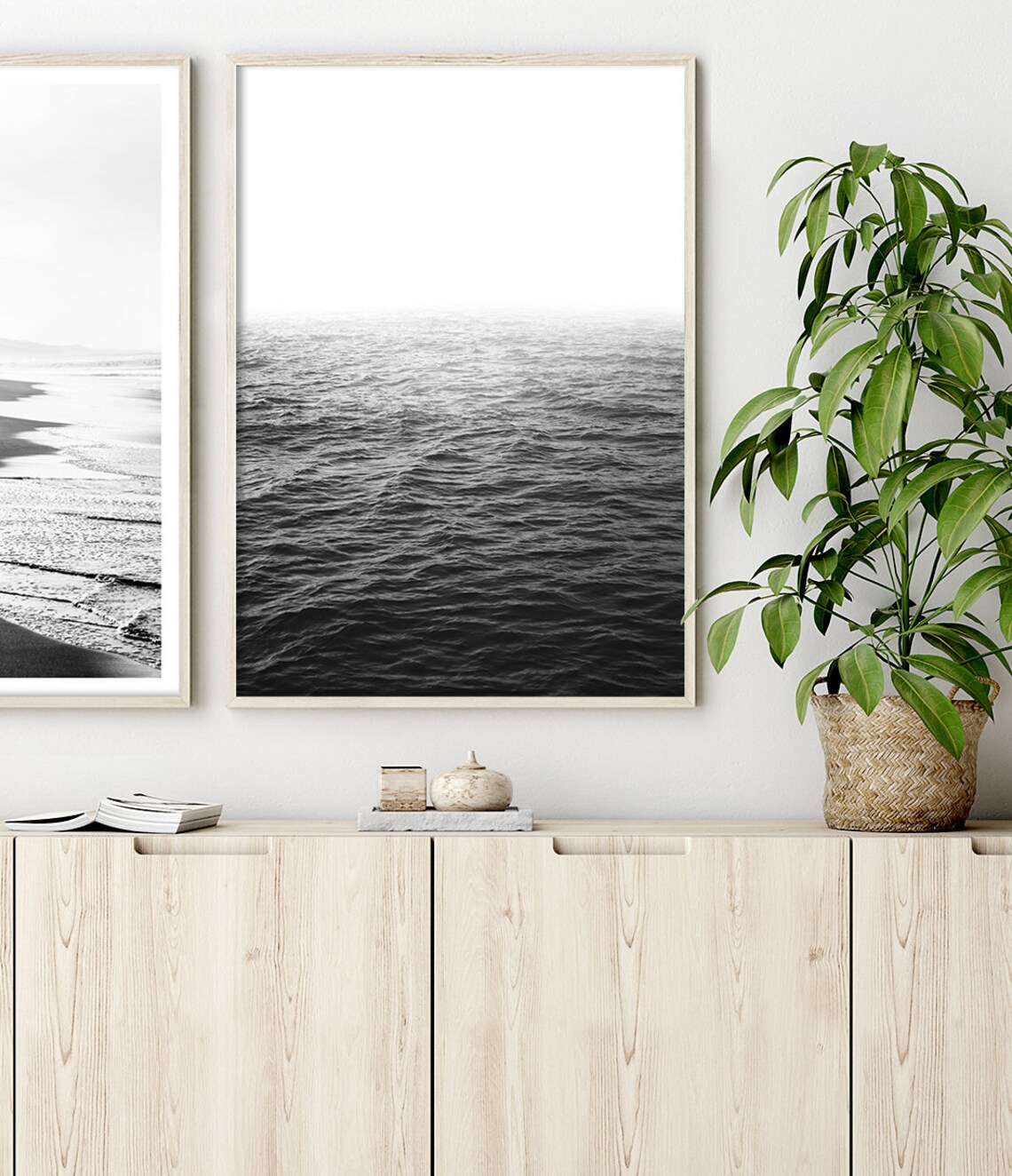 Ocean Black And White Photography Art Print, Coastal Decor - Image 3