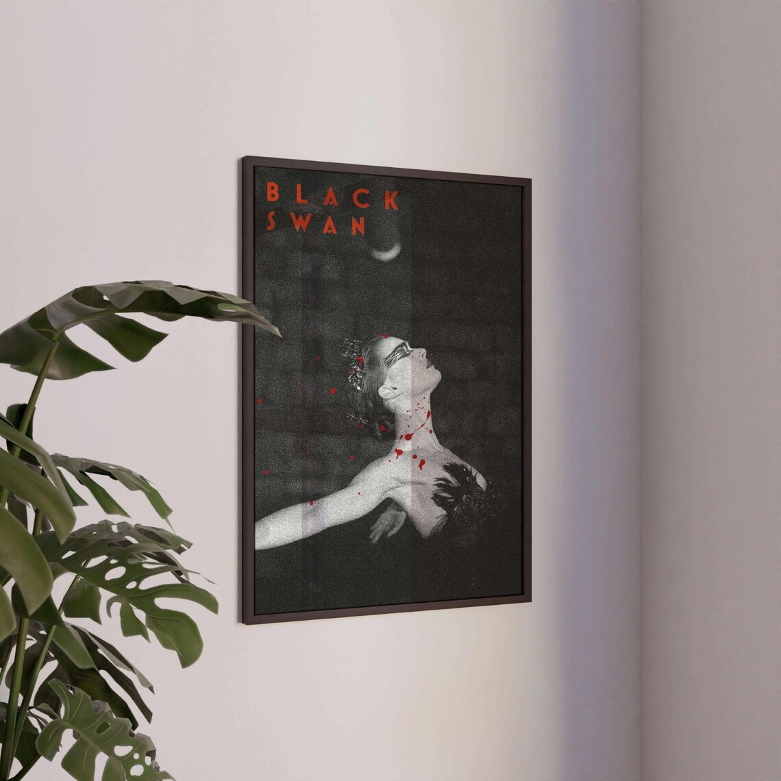 Black Swan Minimalist Art Print, Mid-Century Poster - Image 4