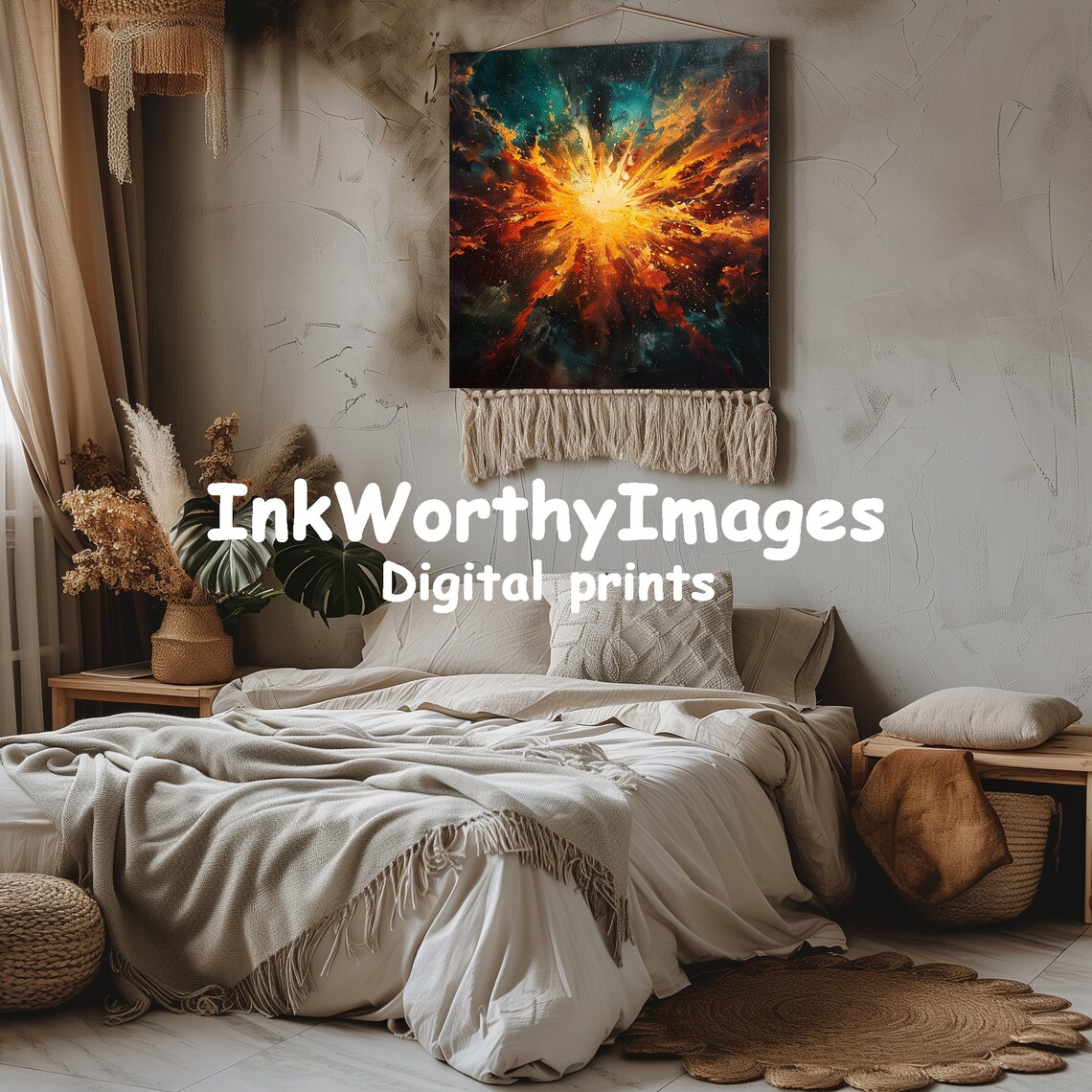 Big Bang Explosion, Abstract Cosmic Art Print - Image 3