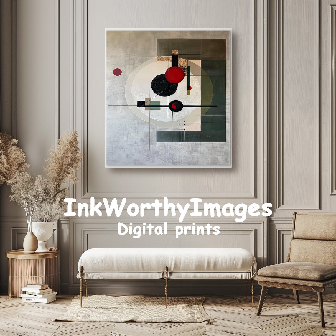Abstract Geometric Modern Wall Decor - Image 4