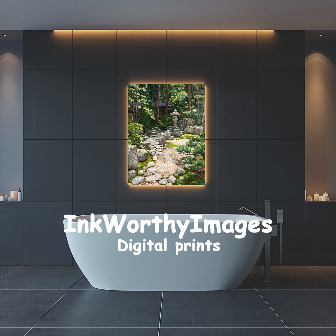 Tranquil Japanese Garden, Zen Scenic Landscape - Image 5
