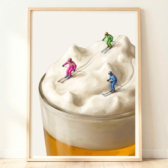 Ski Gift Idea For Him Alpine Decor Apres