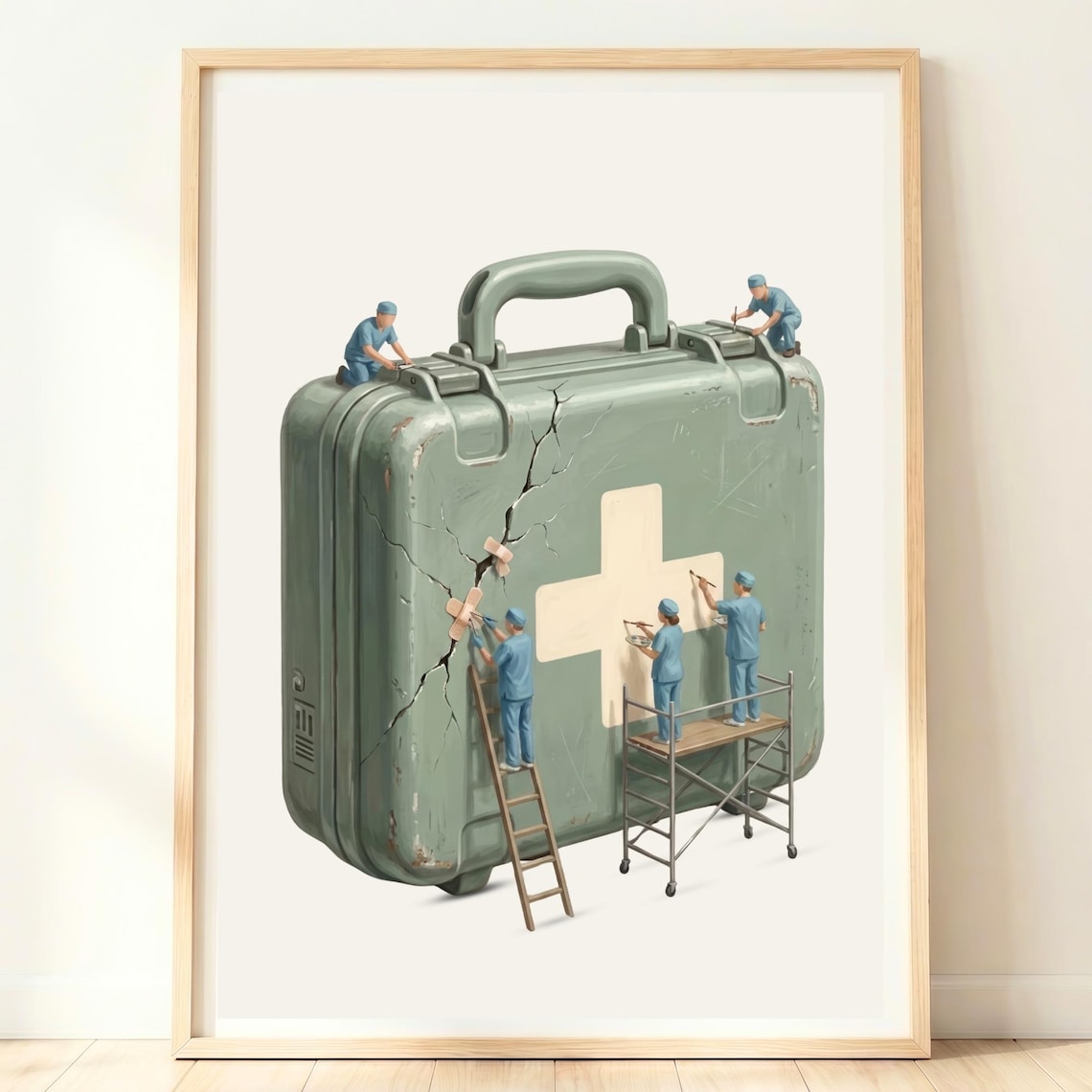 Medical Office Decor, Doctor Nurse Gift Print