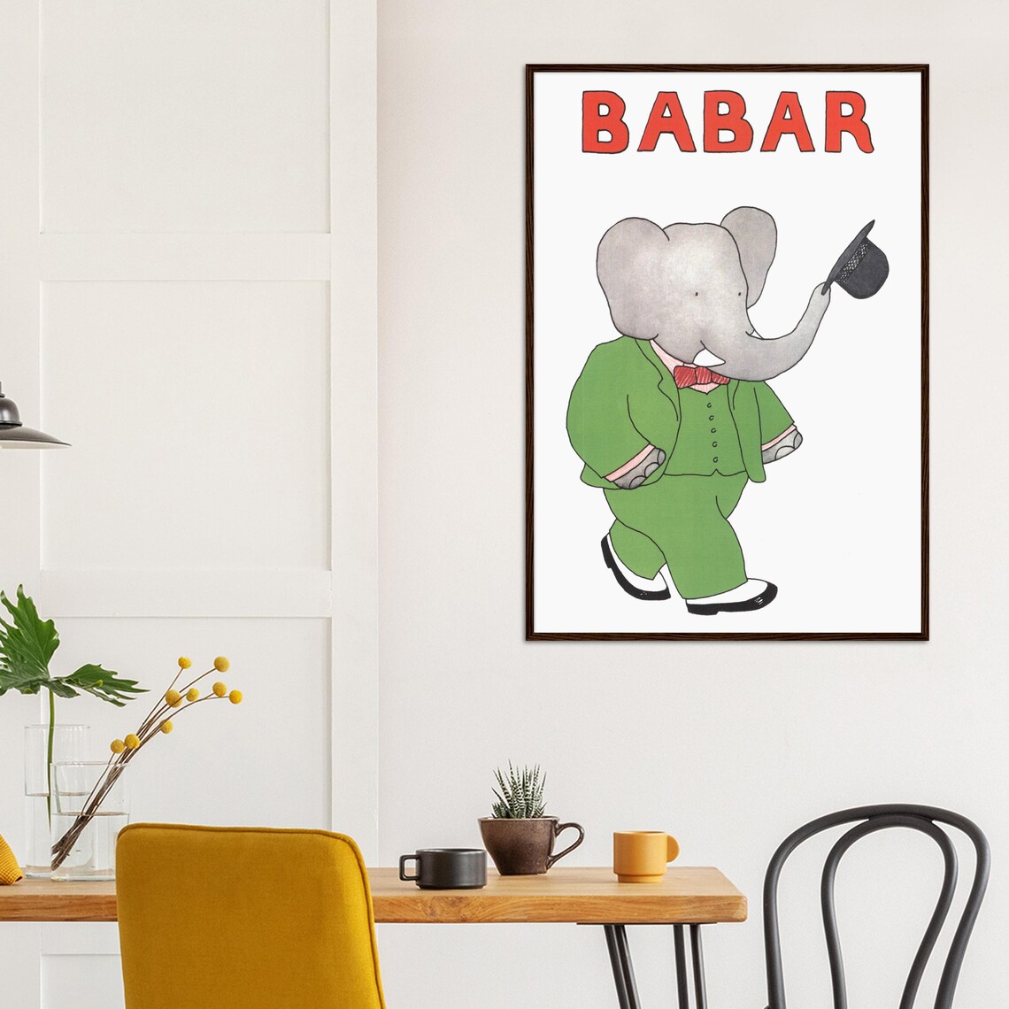 Babar Elephant Nursery Decor, Animal Art Print - Image 2
