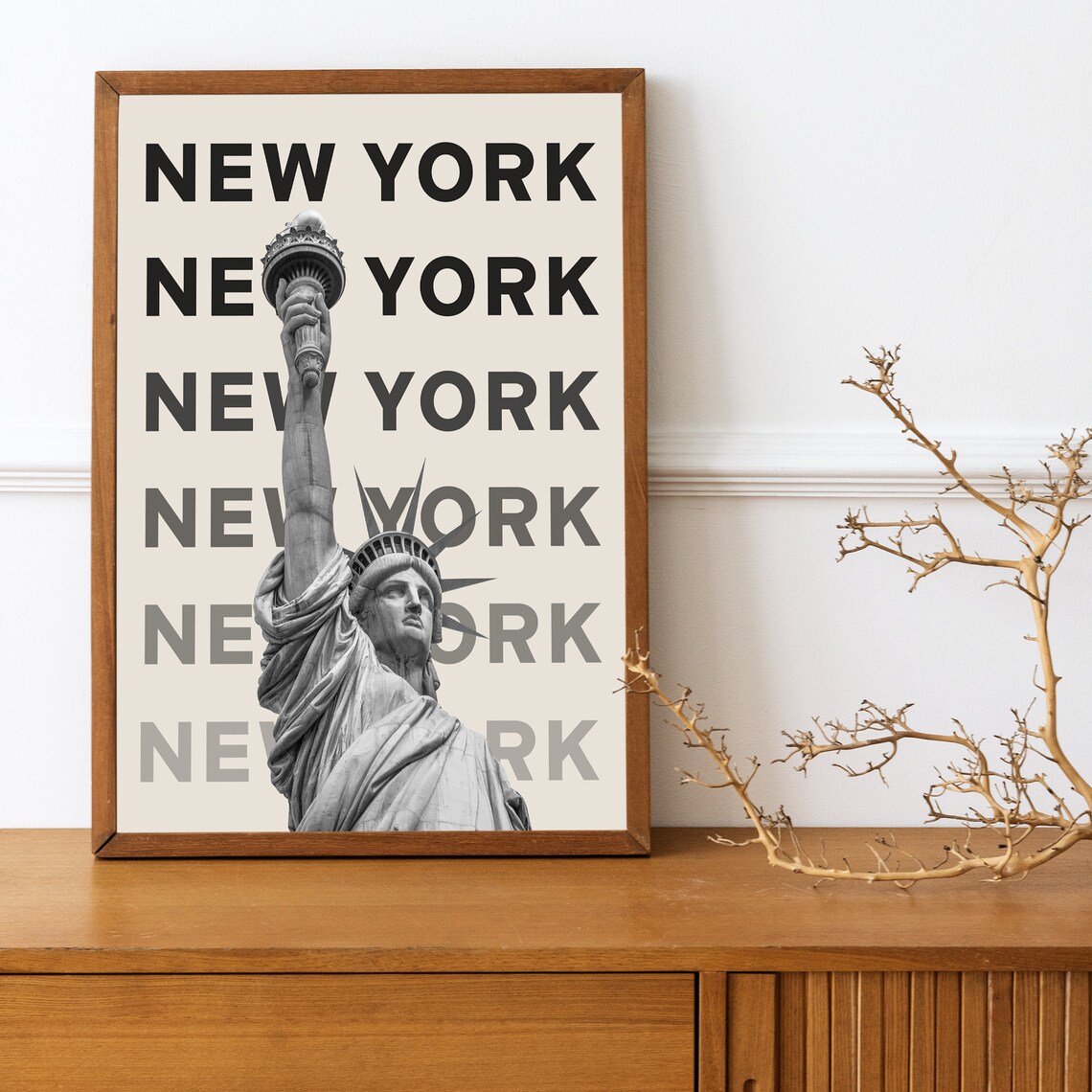 New York City Travel Poster, Cute Trendy Exhibition Print - Image 4