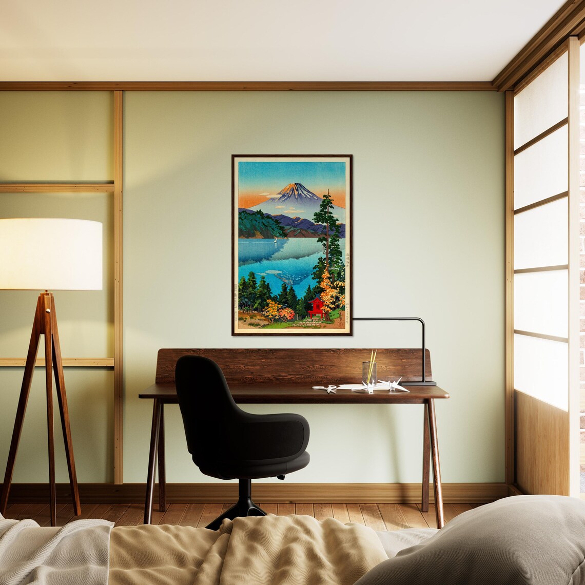 Japanese Koitsu Minimalist Travel Poster - Image 2