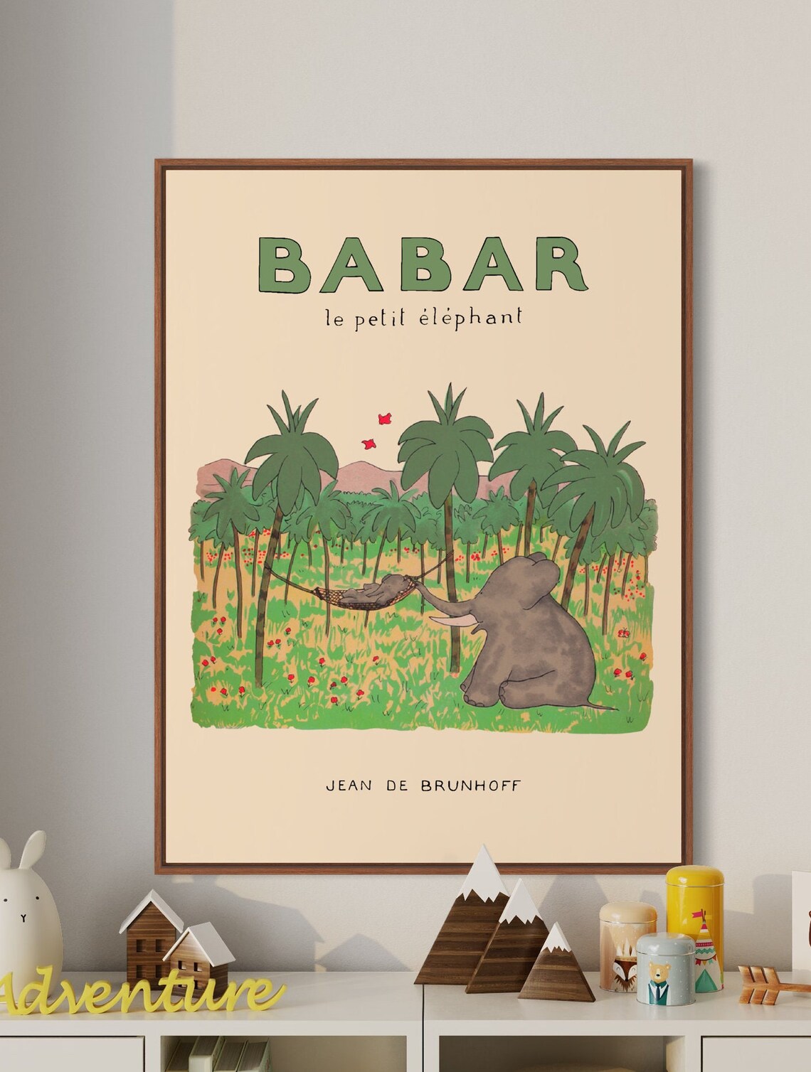 Babar The Elephant - Nursery Art - Image 2