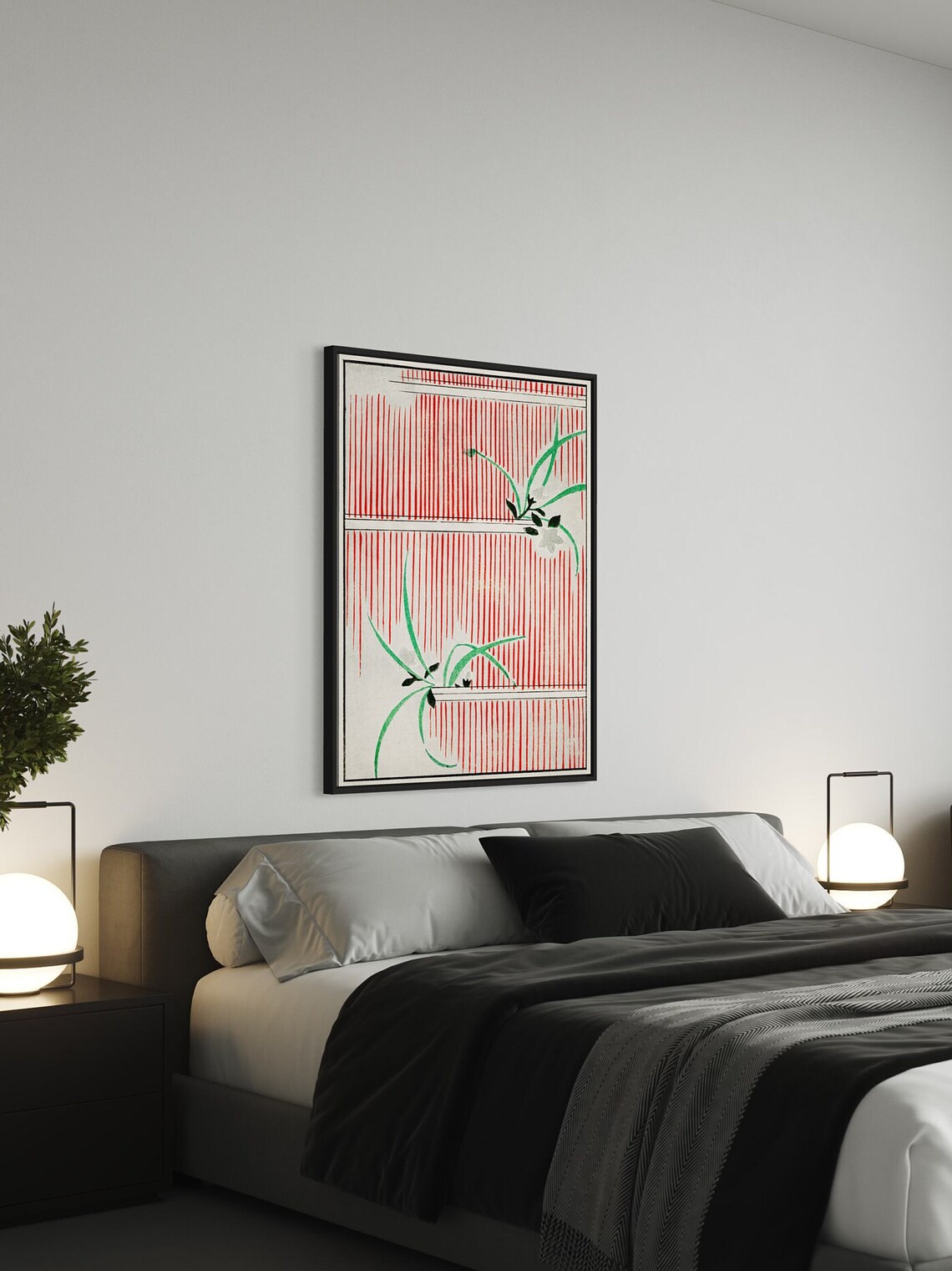 Vintage Japanese Print, Shin Bijutsukai Botanical - Image 3