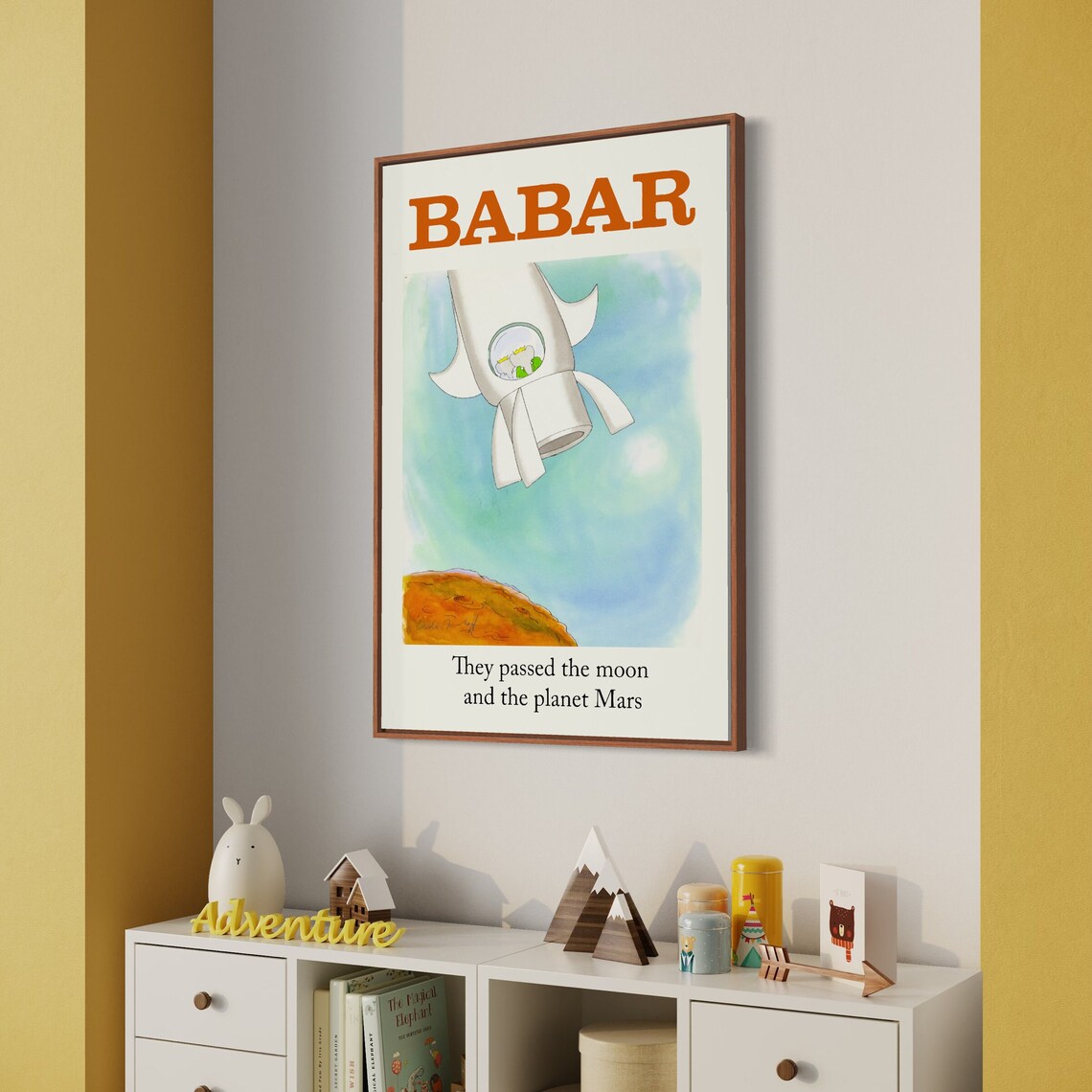 Babar The Elephant, Nursery Decor Art Print - Image 3
