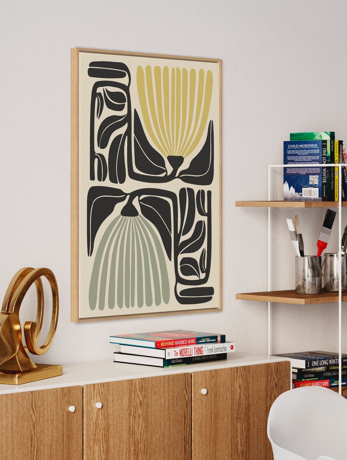 Abstract Botanical, Minimalist Travel Poster - Image 3