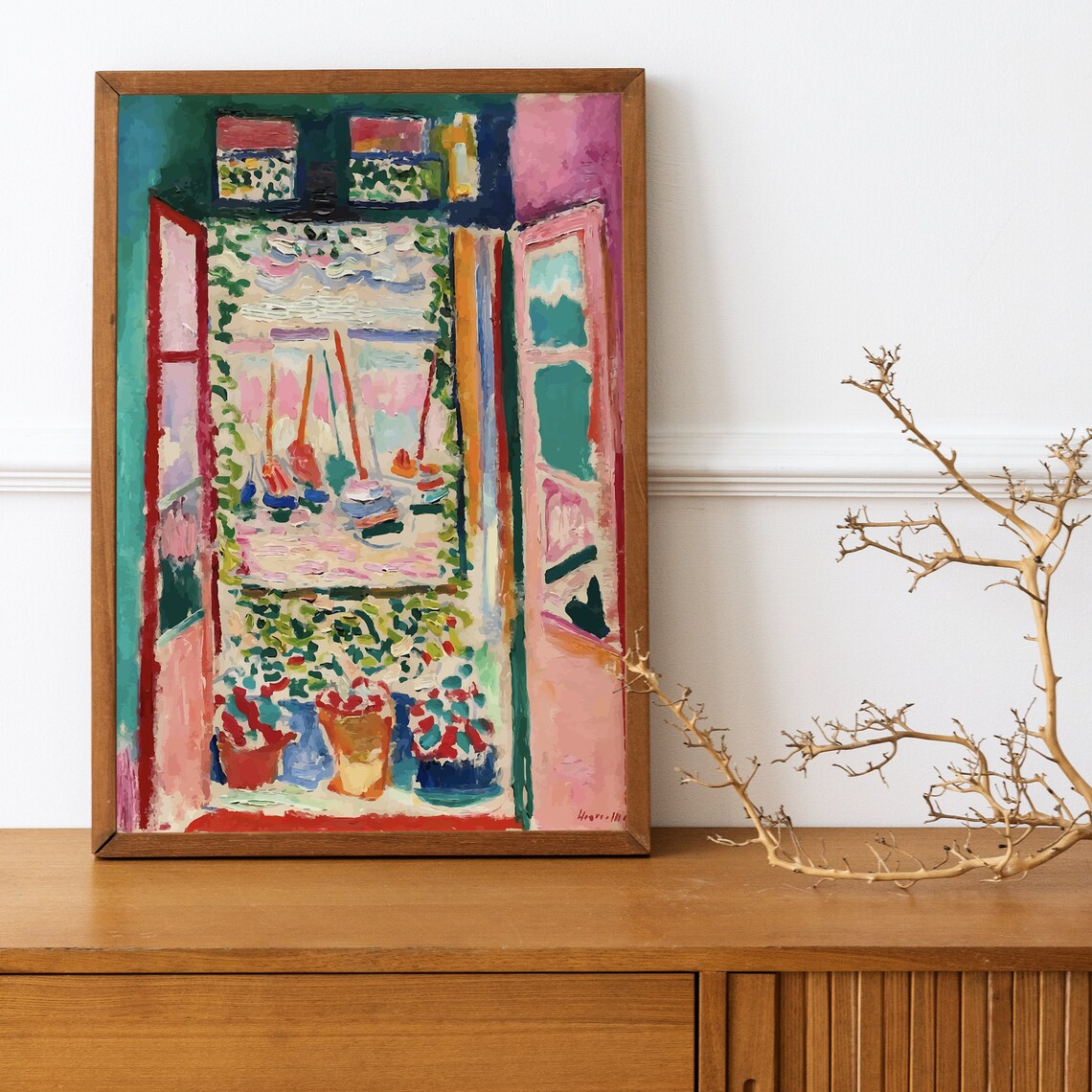 Matisse Exhibition Poster, Modern Minimal Art - Image 2