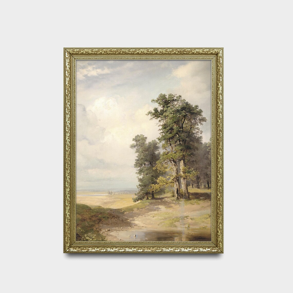 Vintage Summer Country Landscape, Farmhouse Art Print - Image 2
