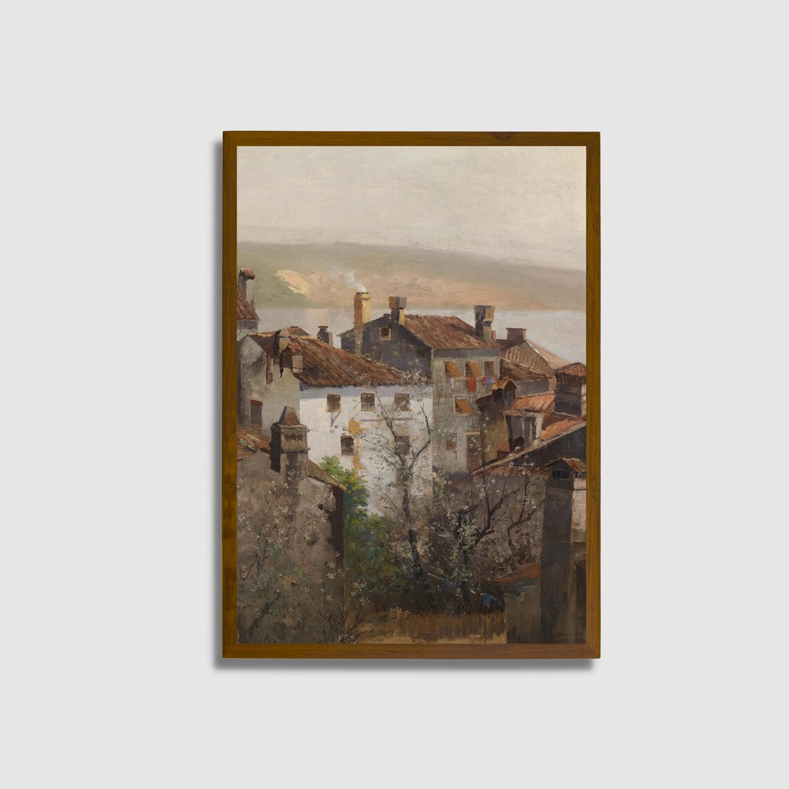 Vintage European Cityscape, Antique Architecture Art Print - Image 4