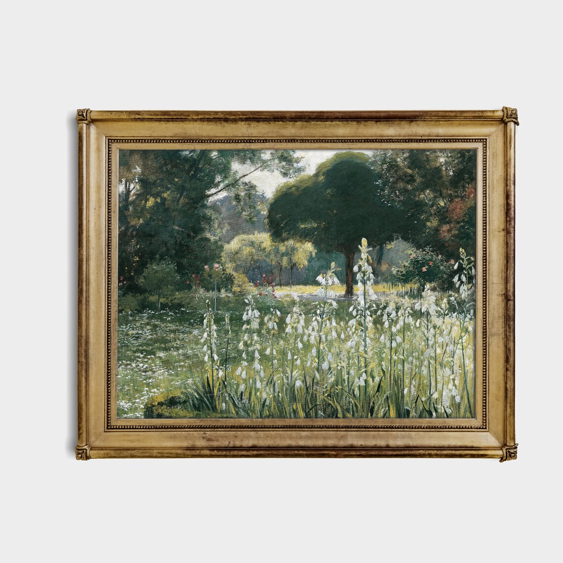 Vintage Landscape Painting Farmhouse Decor Poster - Image 2