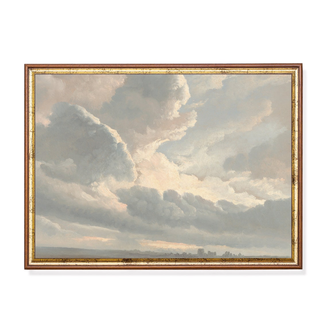 Vintage Cloud Painting Antique Cloud Study Sky Fine Print Wall Art Kids Room Decor Nursery Printables