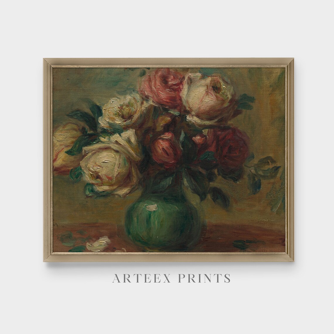 Vintage Still Life With Flowers, Floral Art Print - Image 3