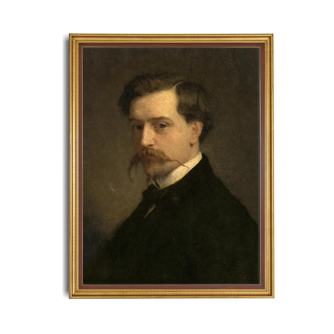 Mailed Vintage Gentleman Portrait Art Print - Image 4
