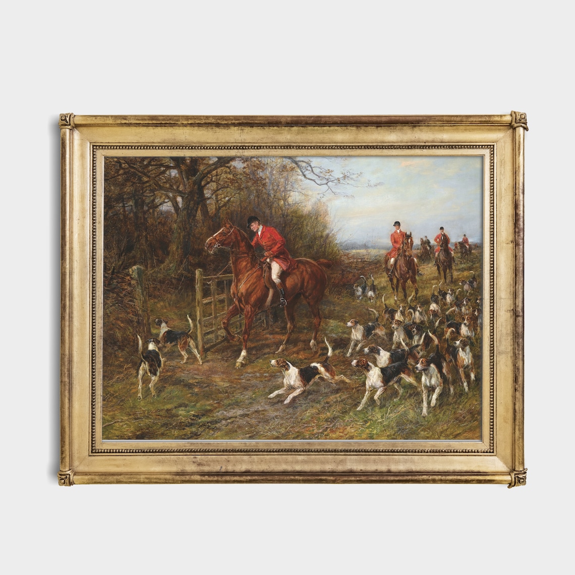 Vintage Equestrian Horse Art Print, Farmhouse Decor - Image 4