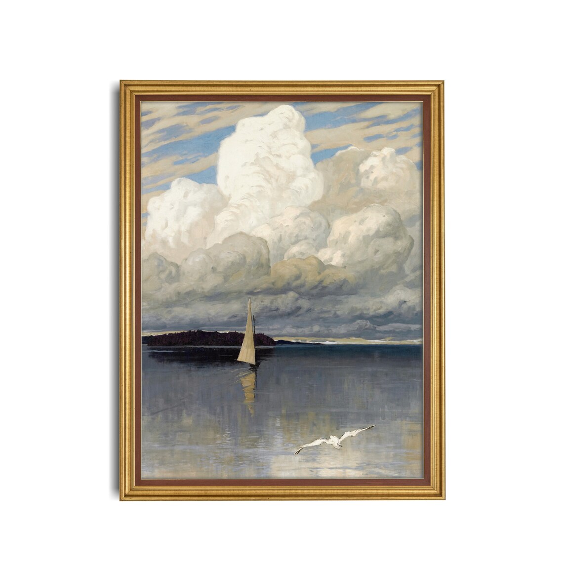 Vintage Seascape Antique Coastal Decor Poster - Image 3