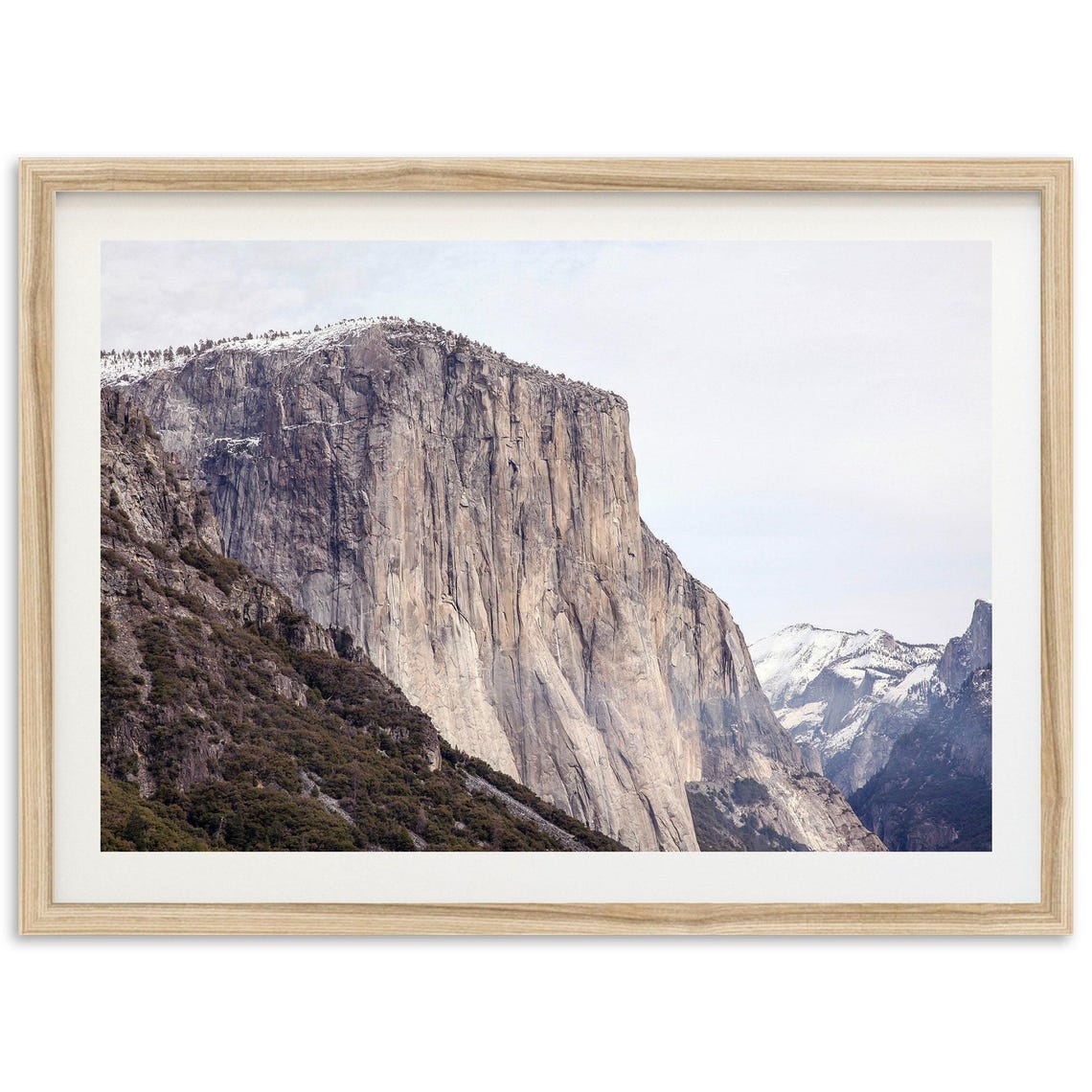 El Capitan Granite Cliff Yosemite National Park Photography Poster