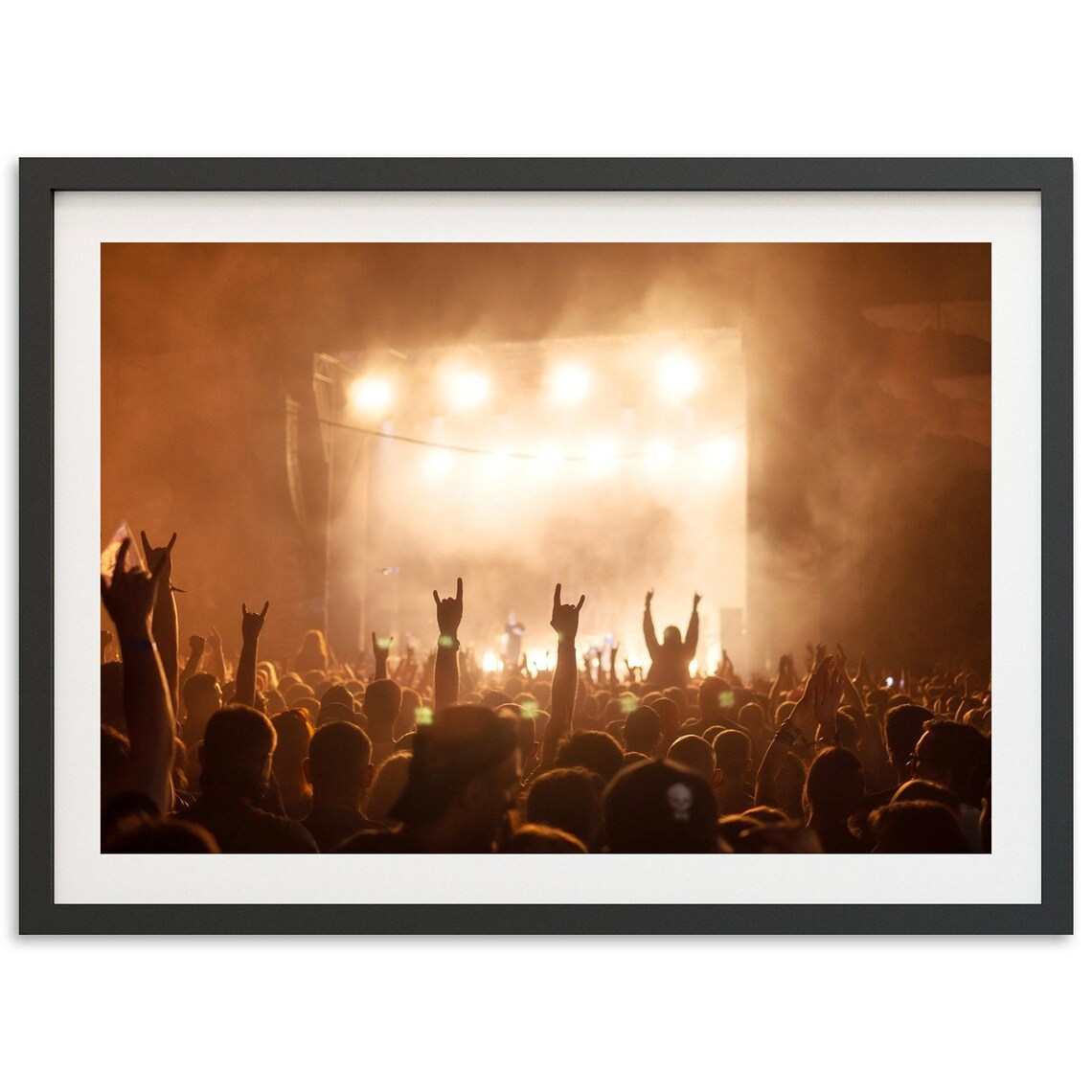 Rock Roll Lifestyle Print, Festival Concert Photography