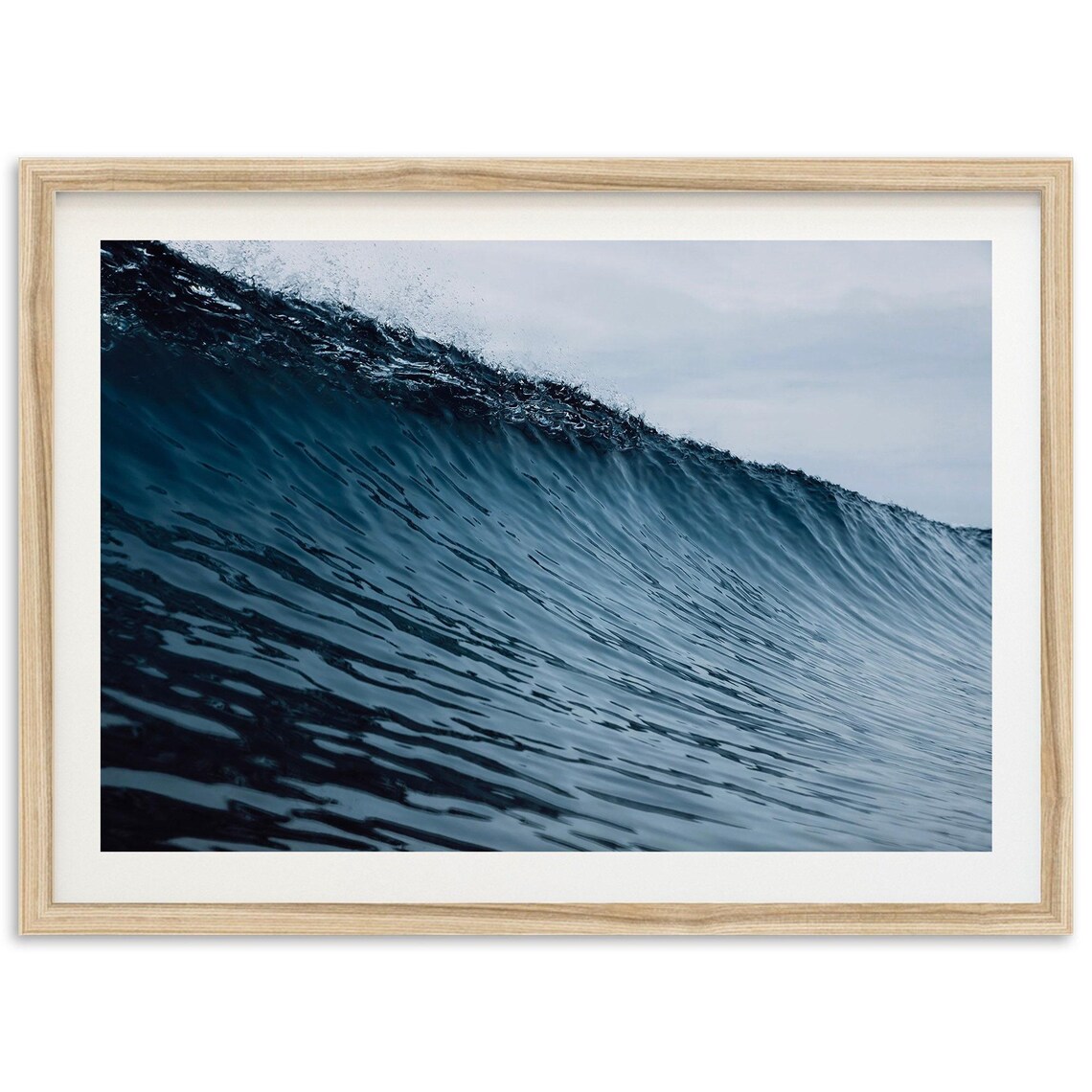 Wave Water Surf Print, Ocean Photography