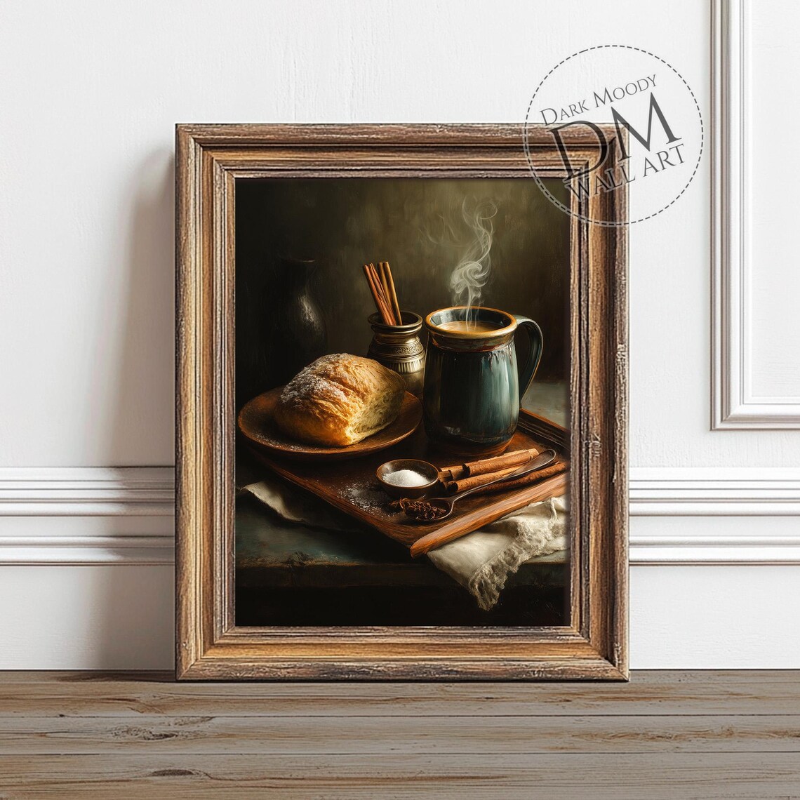 French Cafe Rustic Coffee Pastry Art Print