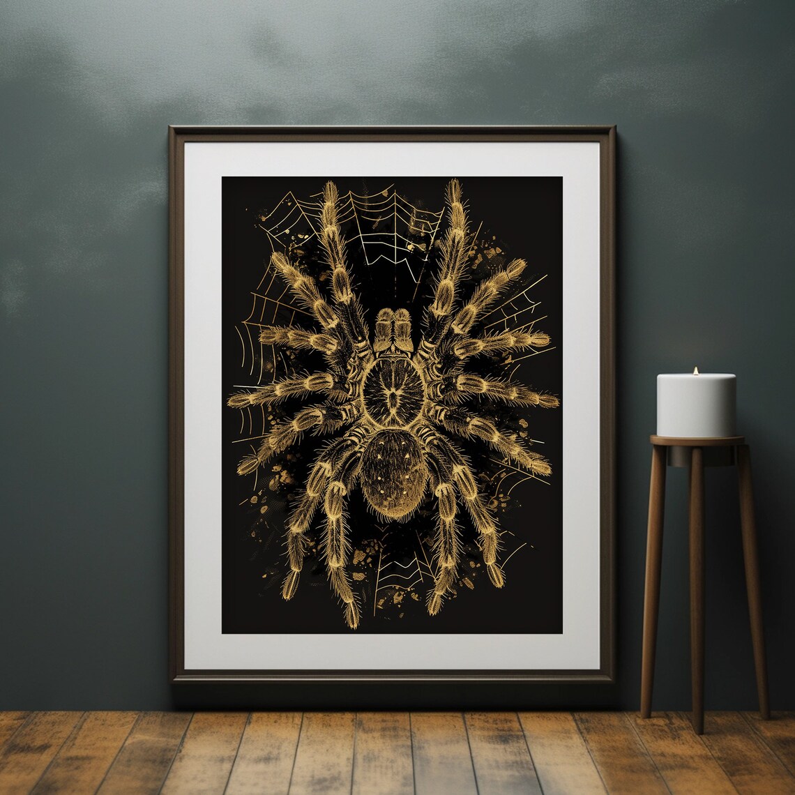 Spider Print, Minimalist Halloween Decor - Image 6
