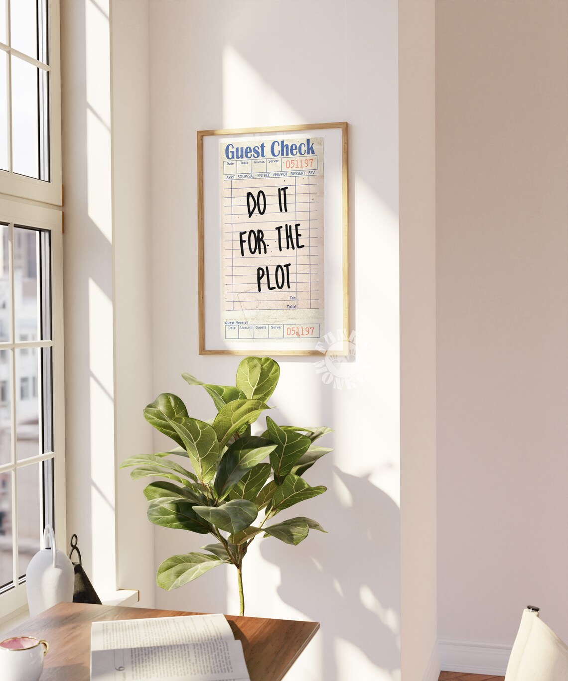Guest Check Do It For The Plot Poster Print