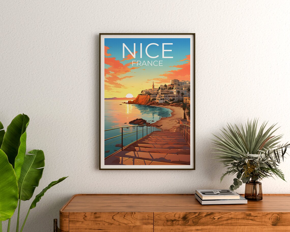 Nice, France Travel Poster, City Wall Art Print - Image 3