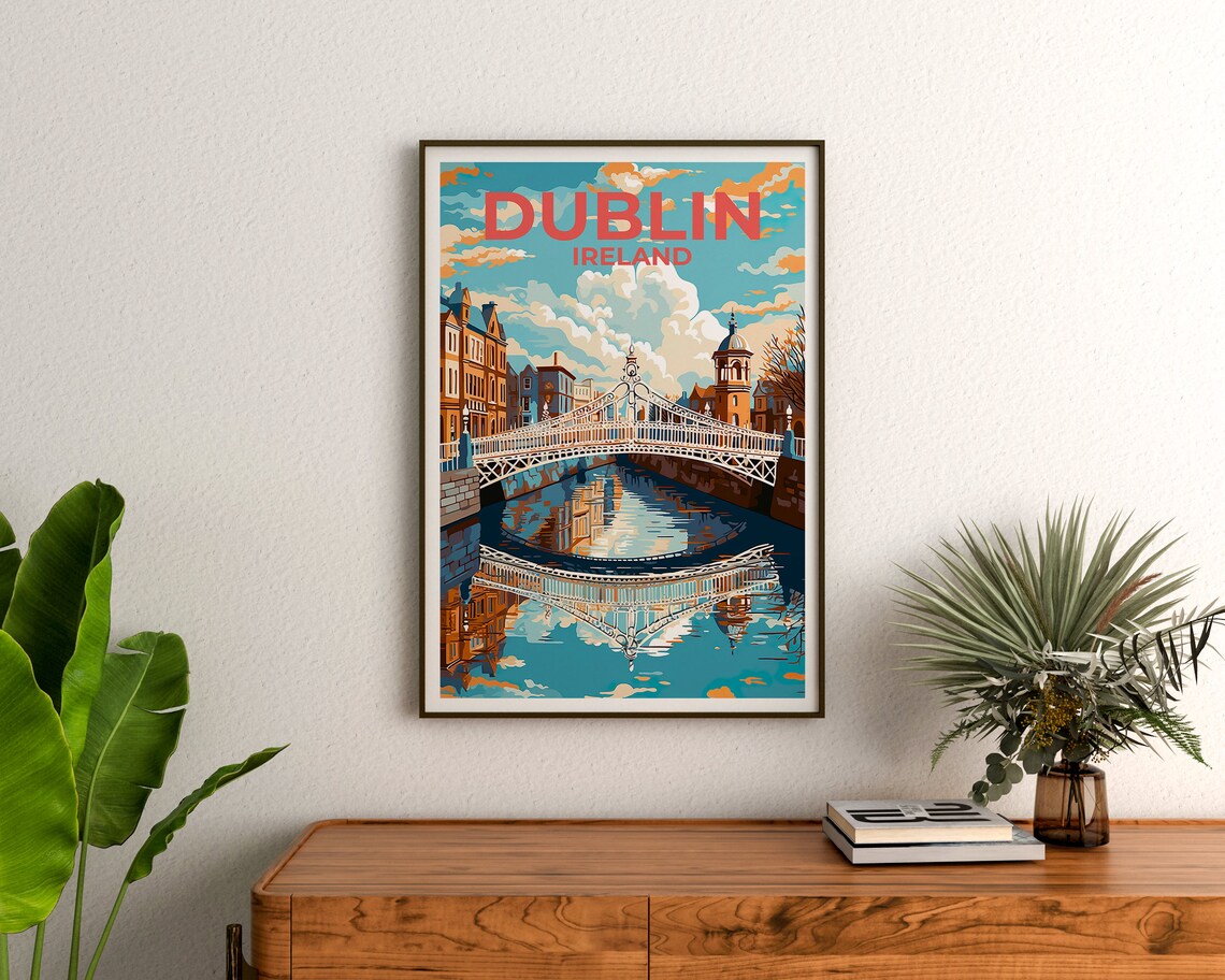 Dublin Travel Poster, Ireland City Poster - Image 3