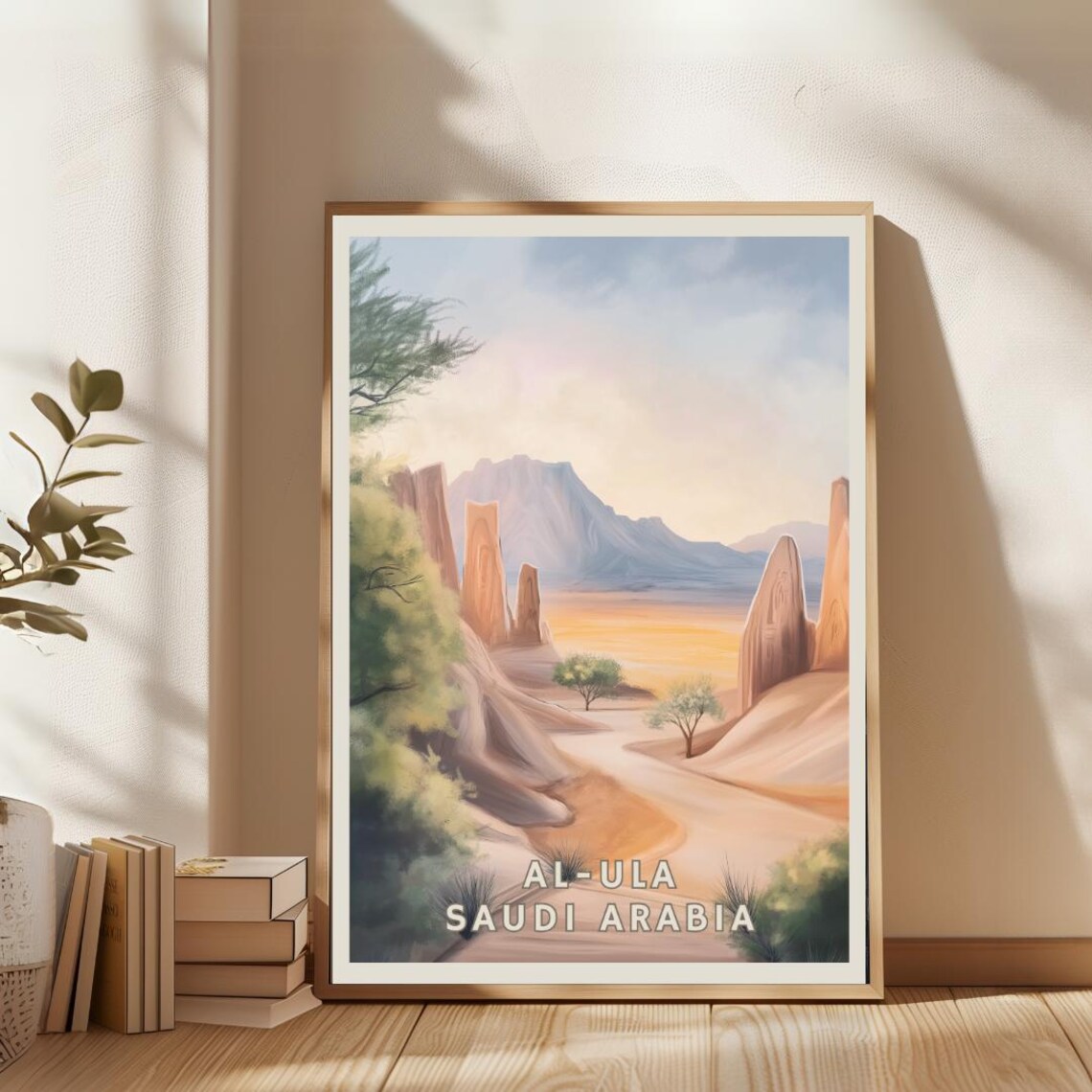 Al Ula Saudi Arabia Travel Poster, Desert Landscape - Image 2