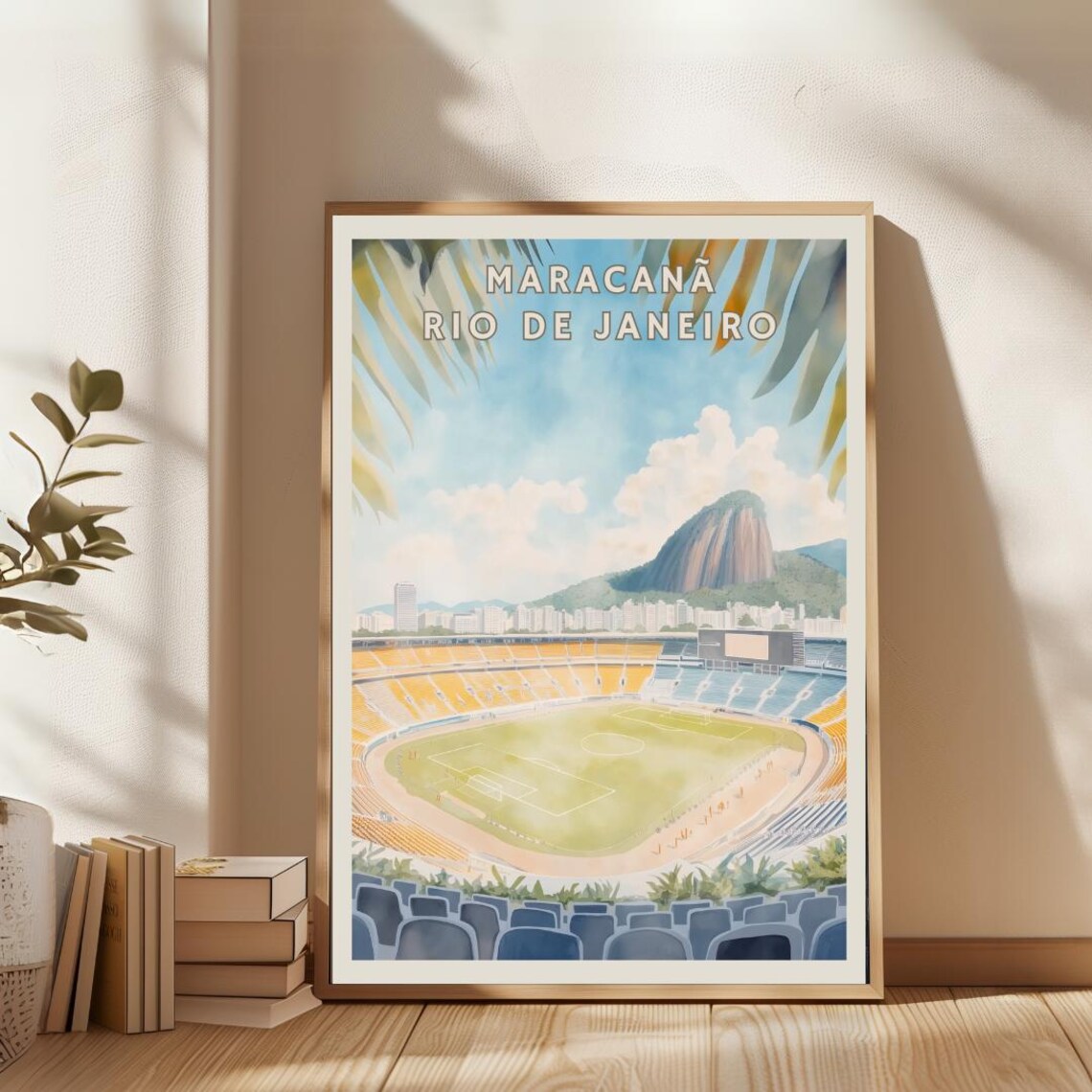 Maracanã Rio De Janeiro Travel Poster, Stadium - Image 2