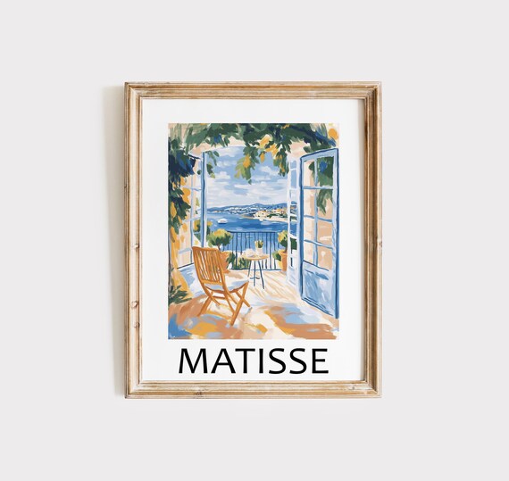 Poster Of Henri Matisse Matisse Matisse Painting Modern Colorful Poster Fauvism Print Aesthetic Matisse Print Modern Gallery