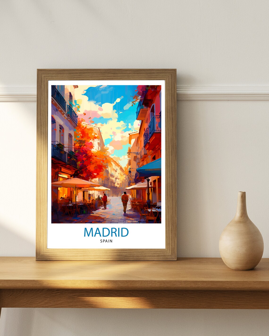 Madrid Spain Travel Poster, Madrid Art Print - Image 2