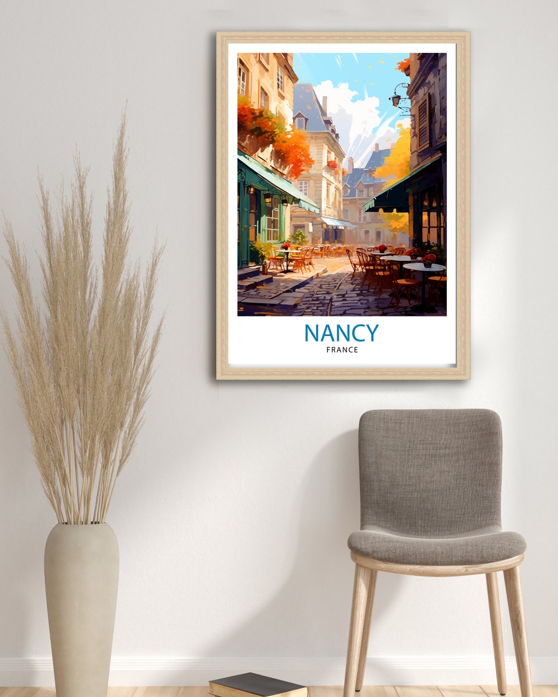 Nancy France Travel Print Nancy Wall Decor Nancy Poster France Travel Prints Nancy Art Print Nancy Illustration Nancy Wall Art France Print - Image 3
