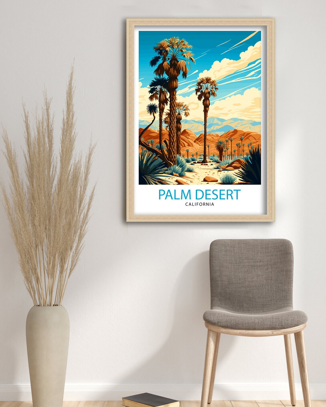 Palm Desert California Travel Poster, Wall Art - Image 3