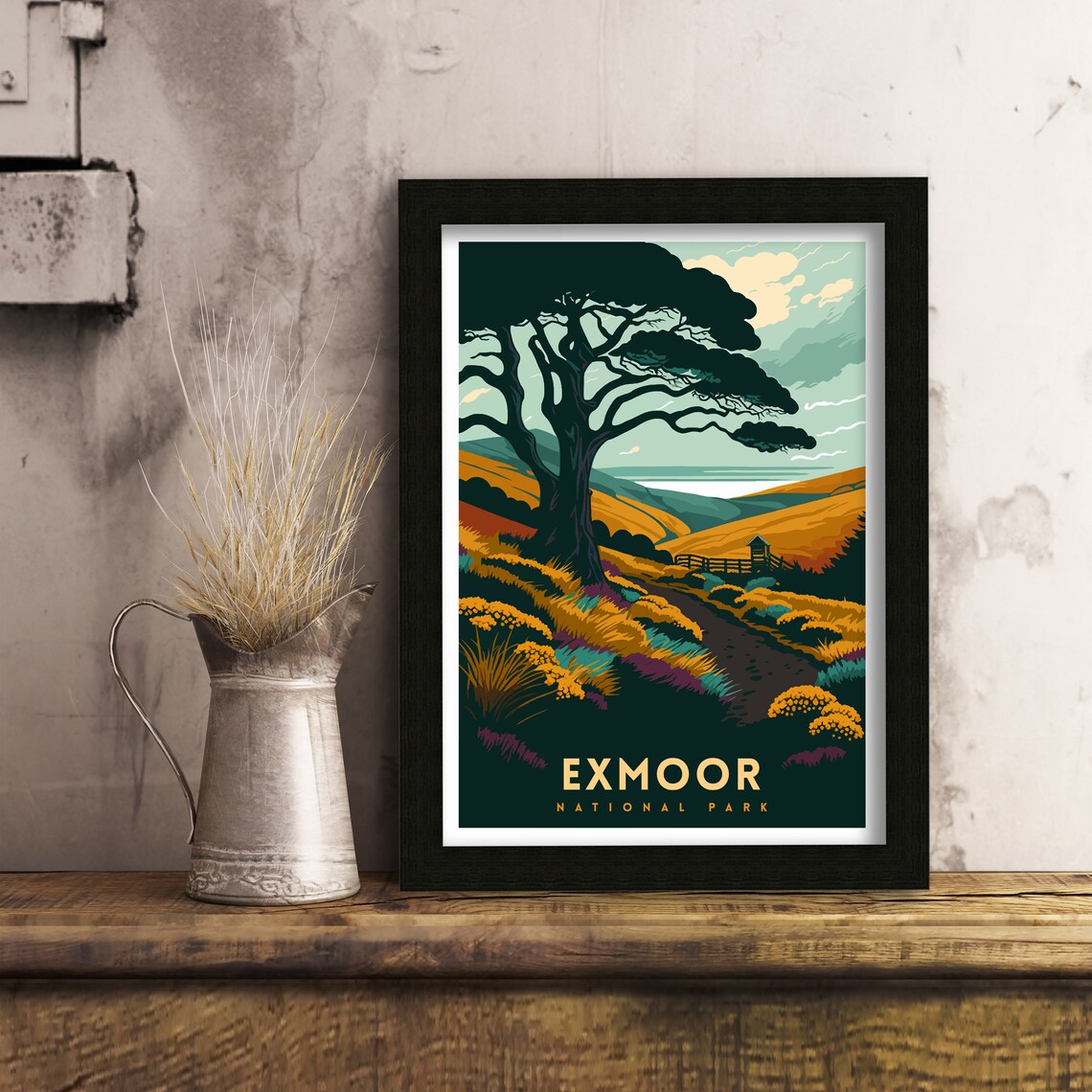 Exmoor National Park Fine Art Poster Print - Image 3