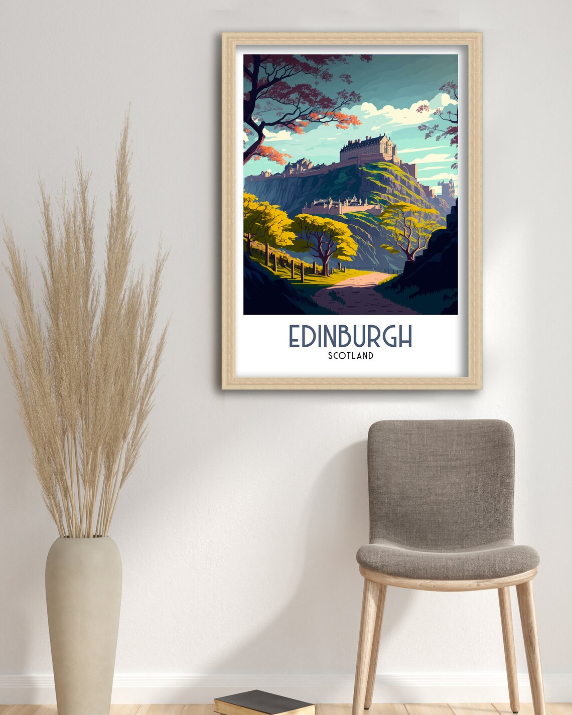 Edinburgh Travel Poster, Scotland Wall Art Print - Image 3