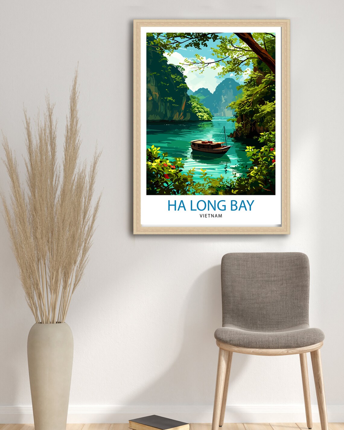 Ha Long Bay Vietnam Travel Poster, Wall Decor - Image 2